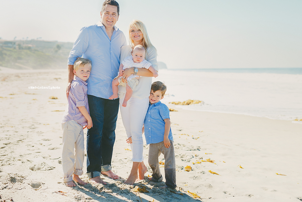 Orange County family beach session | Orange County family and kids photographer